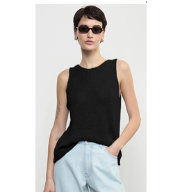 ENZA COSTA ENZA COSTA:: LINEN OPEN KNIT TANK