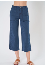 Marrakech MARRAKECH:: PALMA STRETCH TWILL CROP WIDE LEG