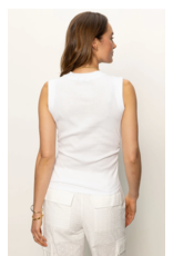 SANCTUARY:: RIBBED RUCHED TANK