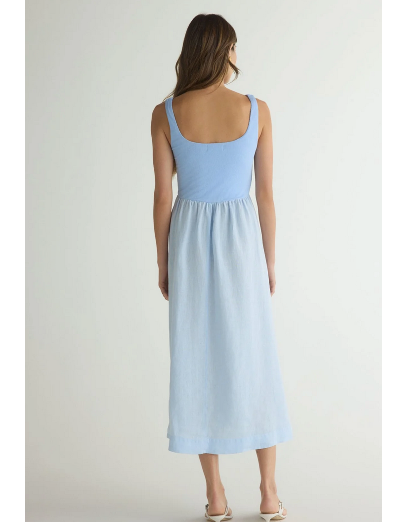 BELLA DAHL BELLA DAHL:: SLEEVELESS KNIT COMBO DRESS