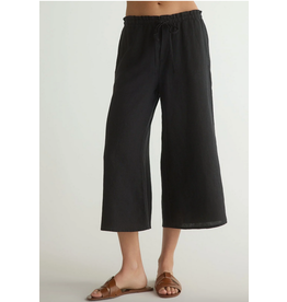 BELLA DAHL BELLA DAHL:: RUFFLE WAIST WIDE LEG CROP