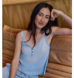 BELLA DAHL BELLA DAHL:: BUTTON FRONT CAMI