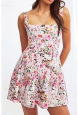 Generation Love GENERATION LOVE:: COURTNEY FLORAL LINEN DRESS
