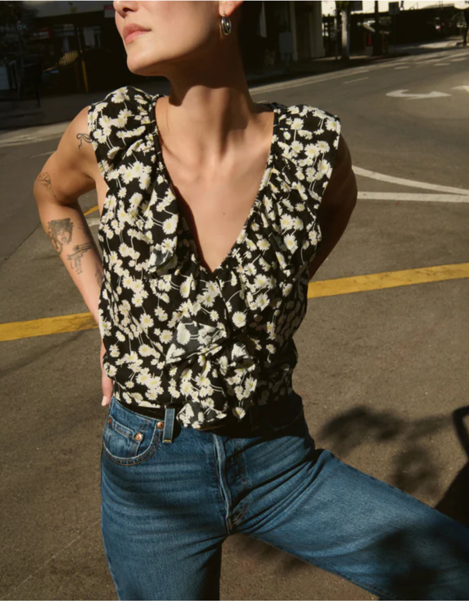NATION LTD NATION:: ELLA RUFFLE TOP