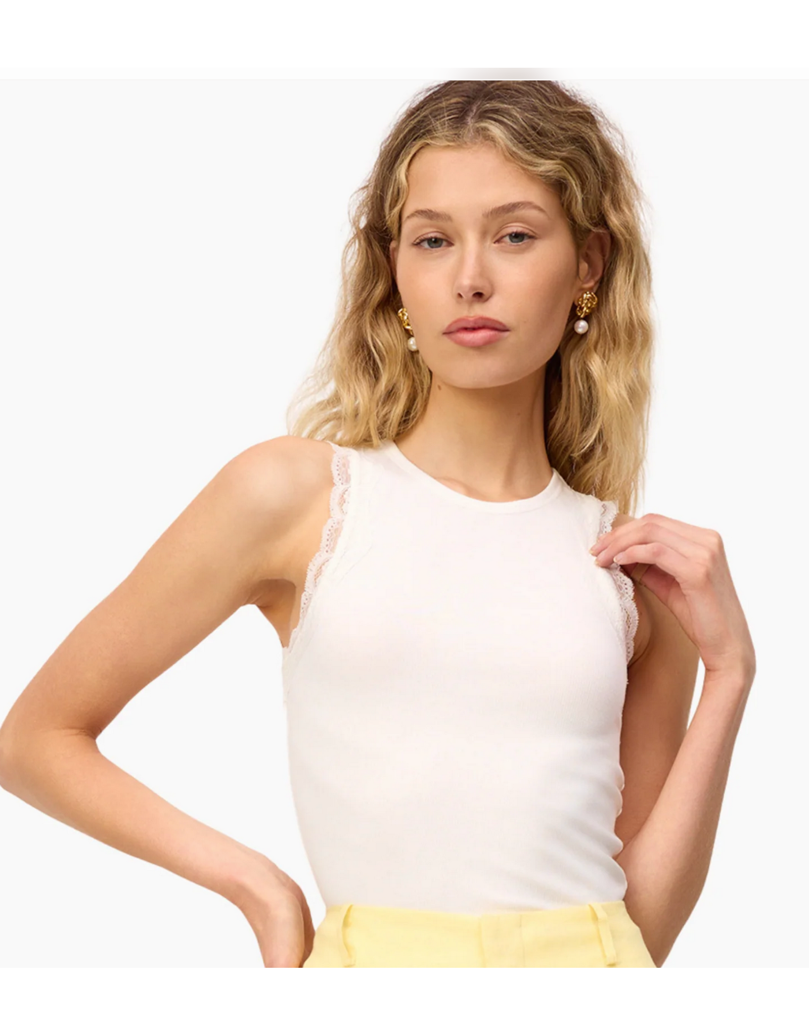 CAMI NYC CAMI NYC:: RIAN RIB KNIT TANK