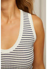 Perfect White Tee PERFECT WHITE TEE:: JORDAN STRIPE TANK