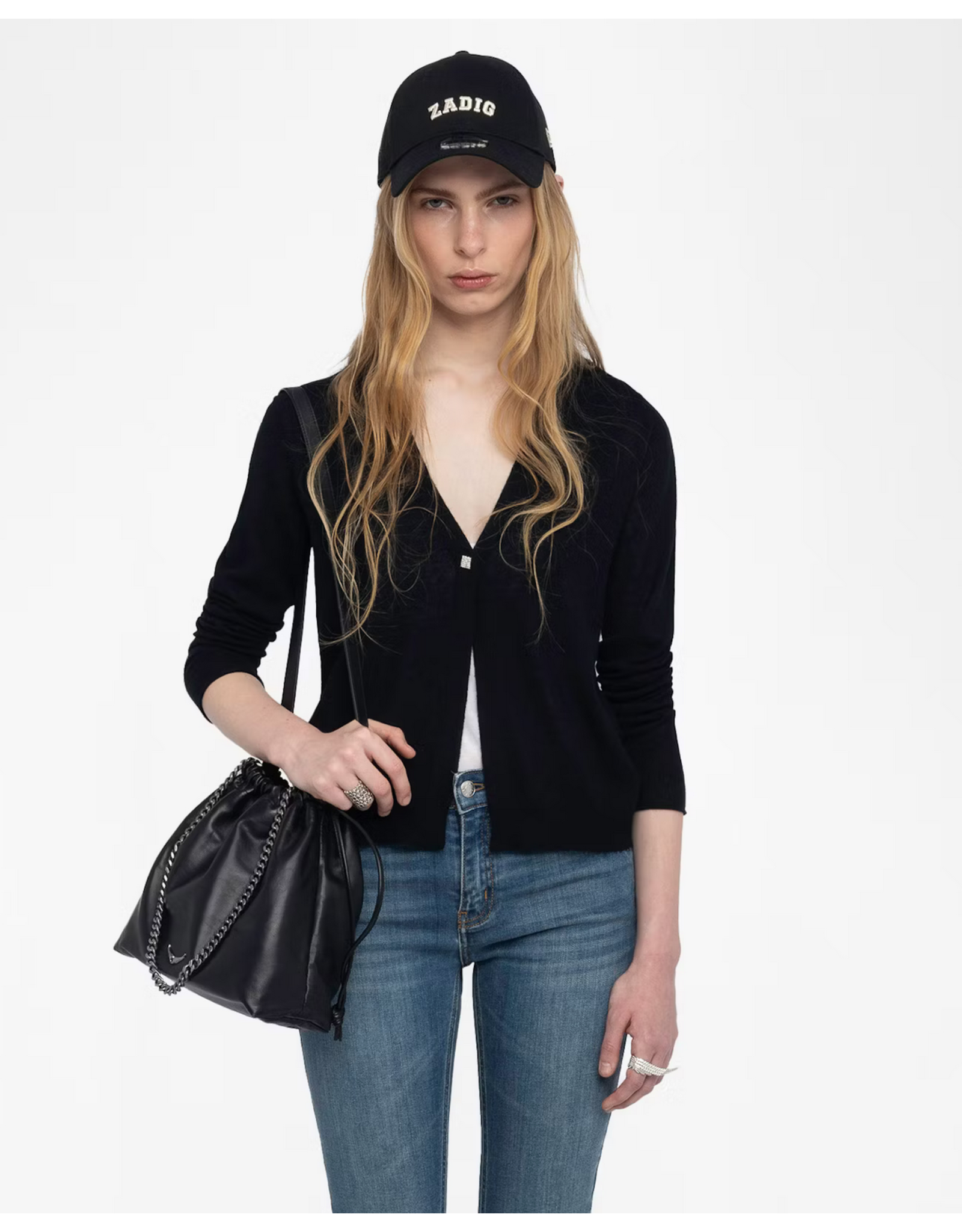 Zadig & Voltaire ZADIG & VOLTAIRE:: MANYLLA CASHMERE CARDIGAN