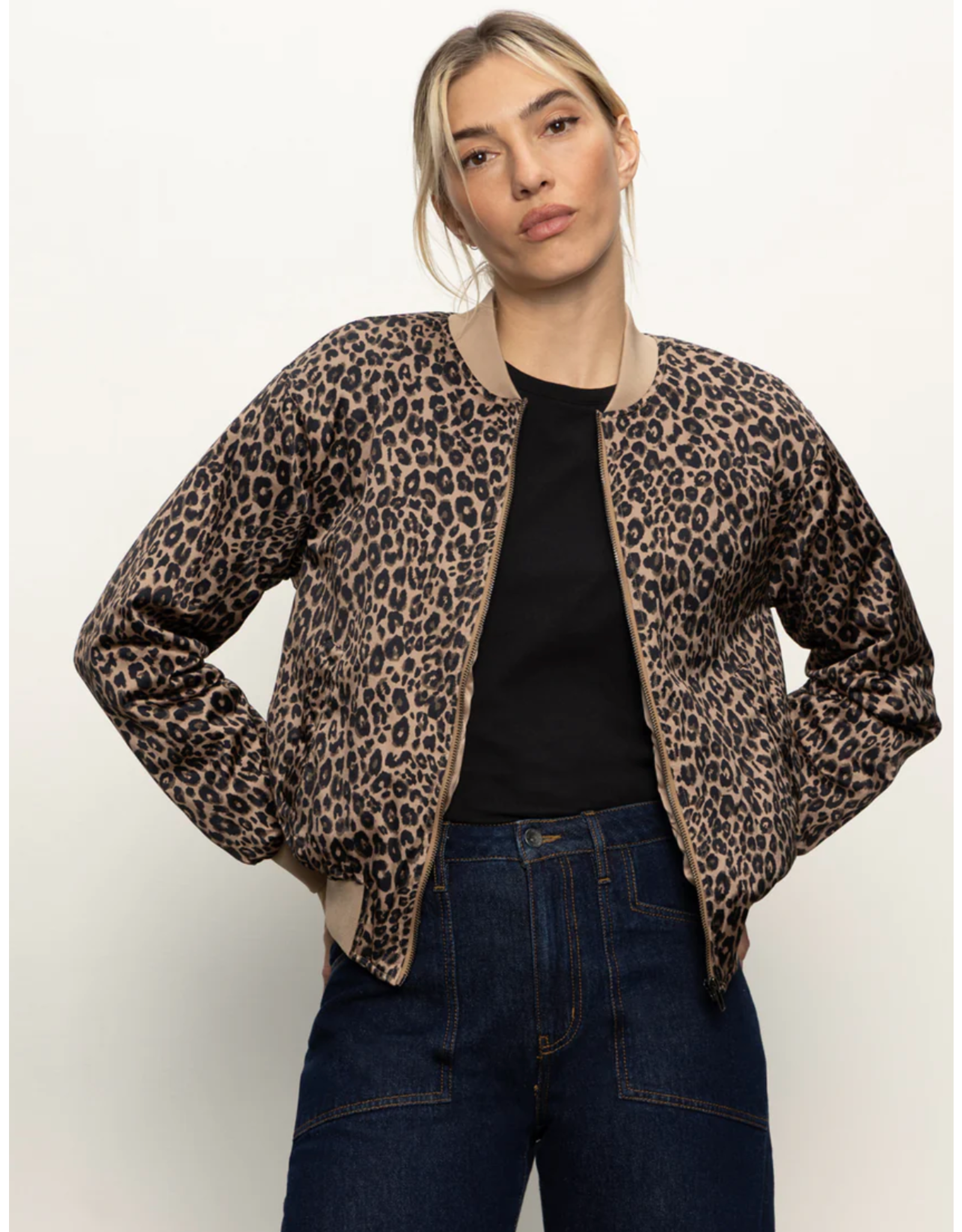 SANCTUARY:: MONROE SATEEN BOMBER