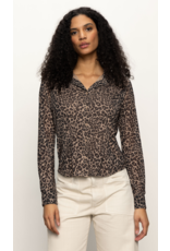SANCTUARY:: FITTED MESH BUTTON DOWN