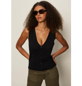 SANCTUARY:: KNITTED BUTTON FRONT TOP