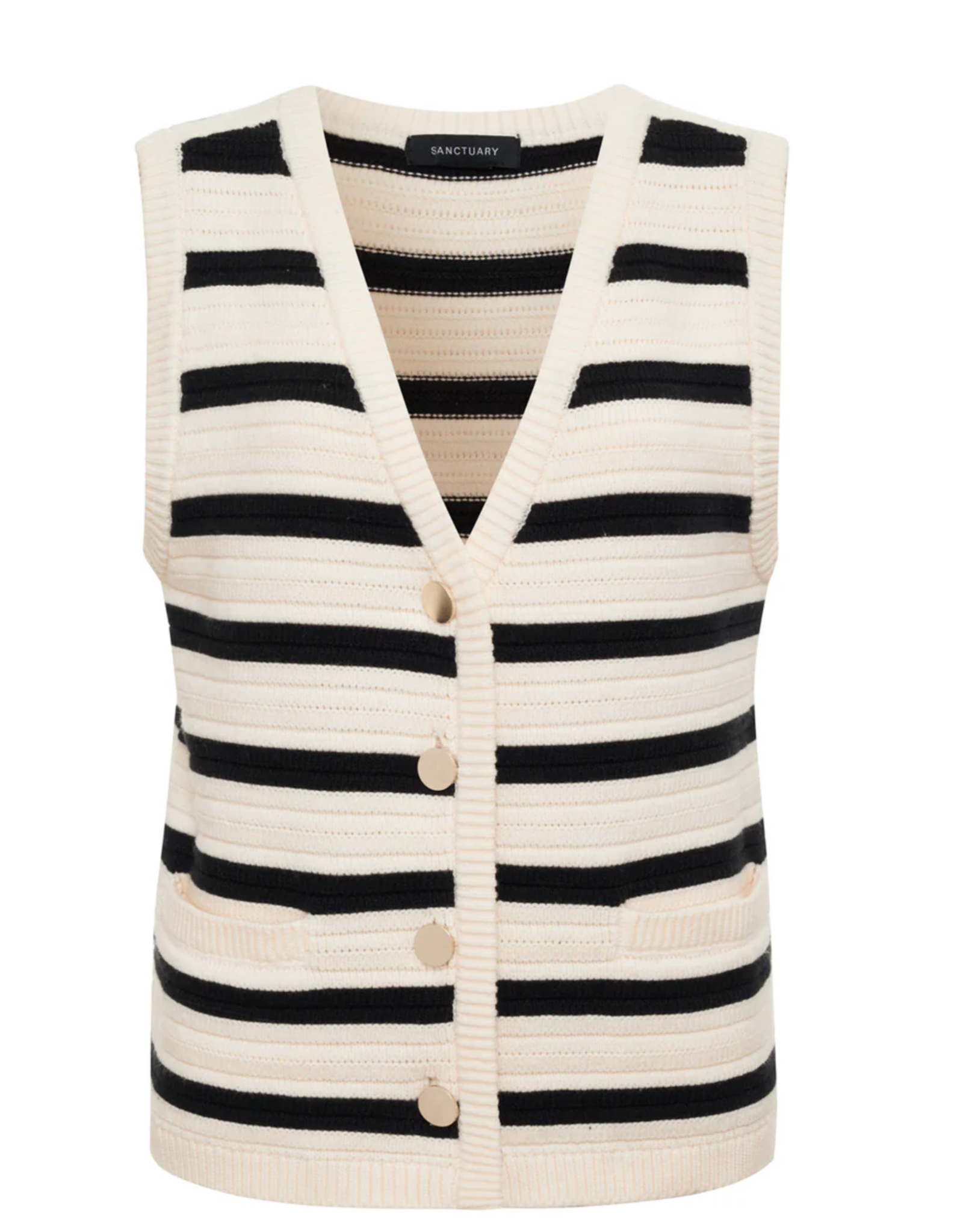 SANCTUARY:: TEXTURED SWEATER VEST