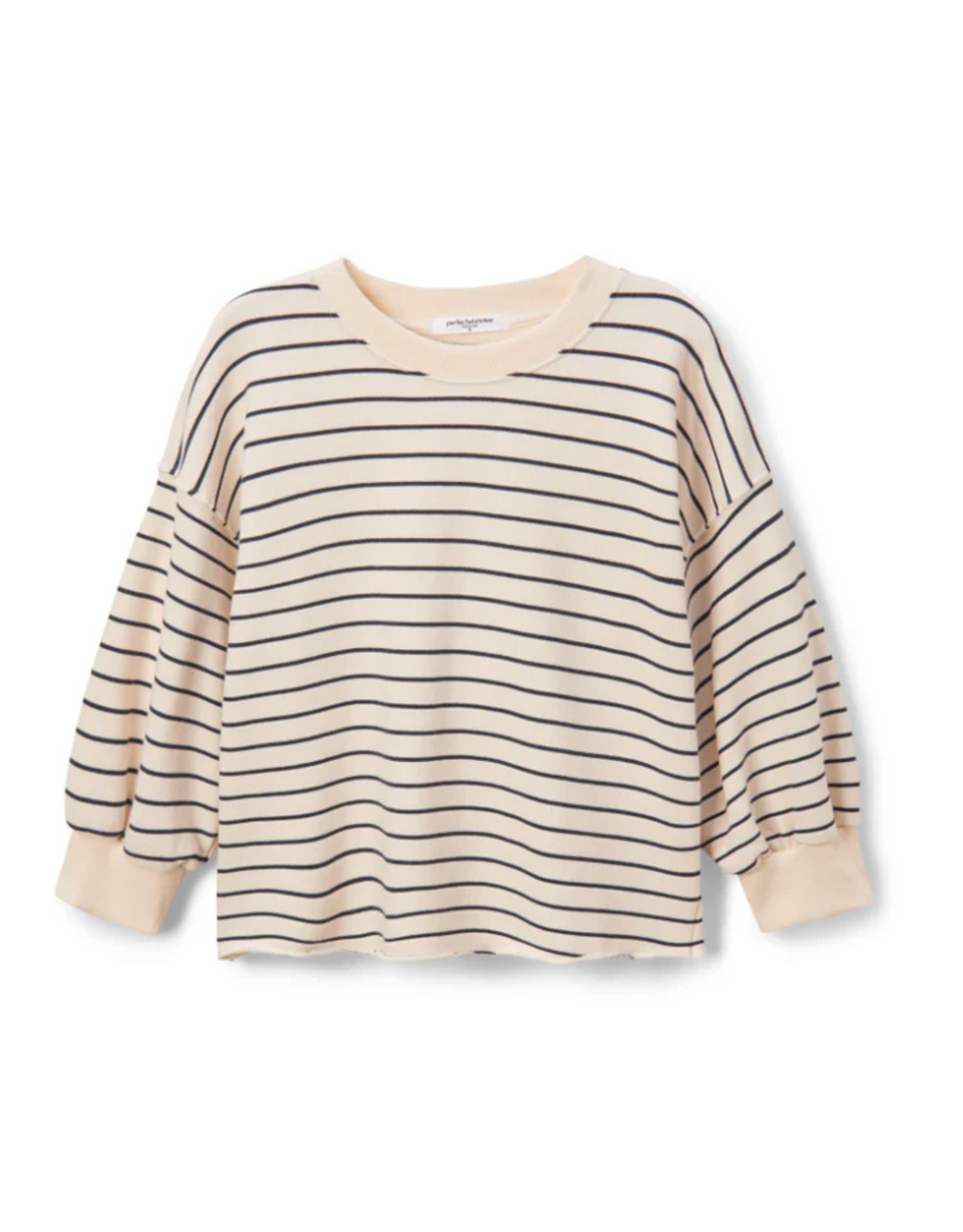 Perfect White Tee PERFECT WHITE TEE:: NIALL STRIPE SWEATSHIRT