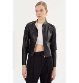 LAMARQUE LAMARQUE:: CHAPIN REVERSIBLE LEATHER BOMBER