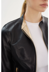 LAMARQUE LAMARQUE:: CHAPIN REVERSIBLE LEATHER BOMBER LAMARQUE LAMARQUE:: CHAPIN REVERSIBLE LEATHER BOMBER