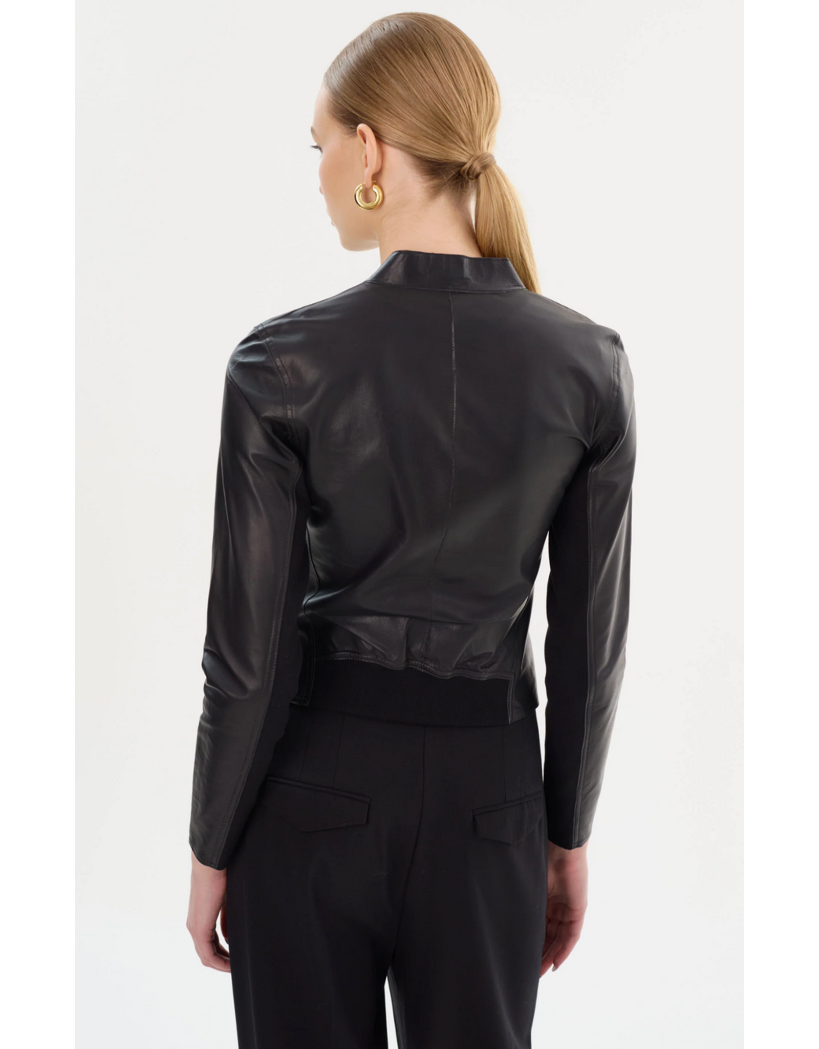 LAMARQUE LAMARQUE:: CHAPIN REVERSIBLE LEATHER BOMBER