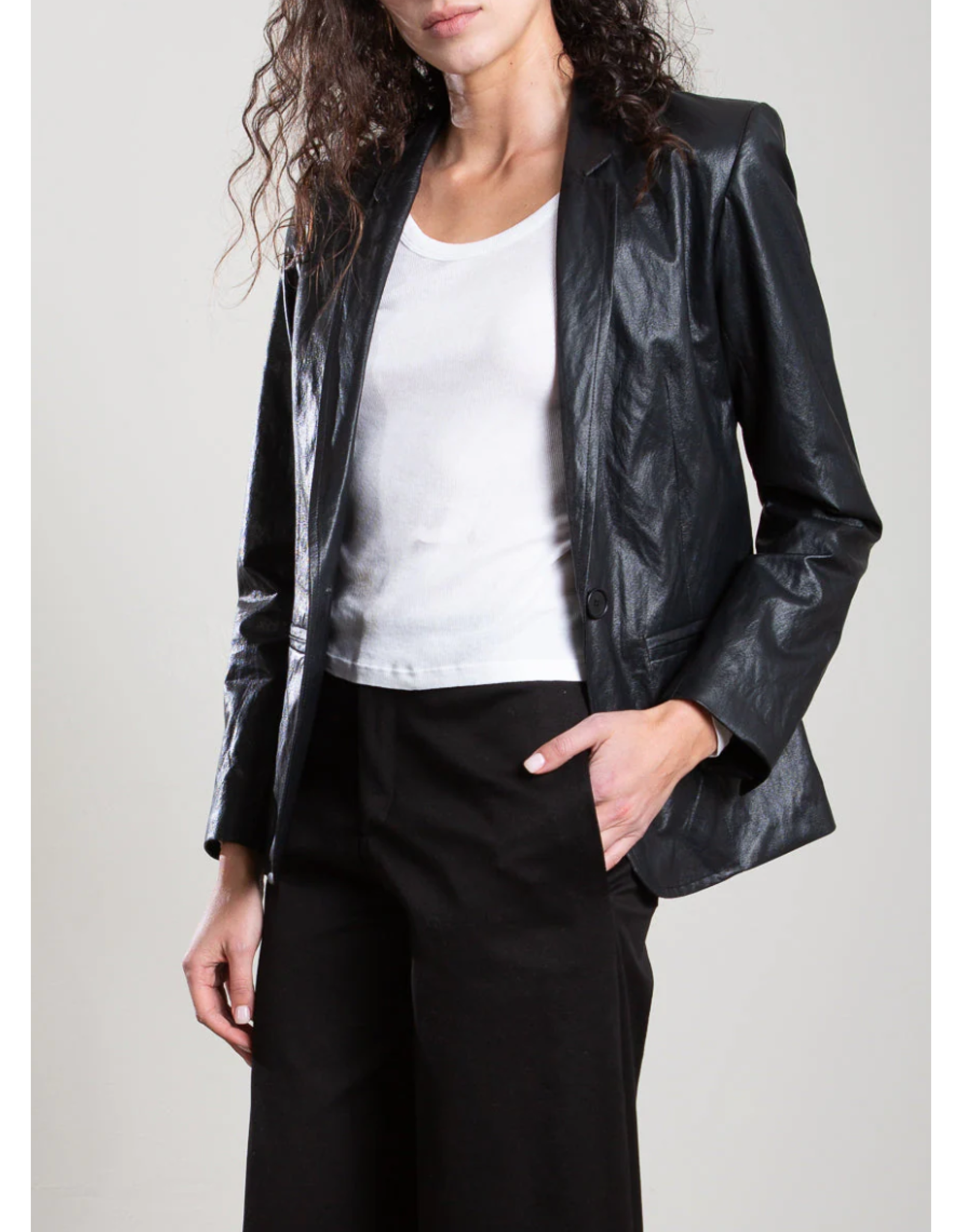 PHARAOH PHARAOH:: CYRUS BLAZER FAUX LEATHER