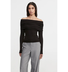 ENZA COSTA ENZA COSTA:: SILK RIB L/S OFF SHOULDER