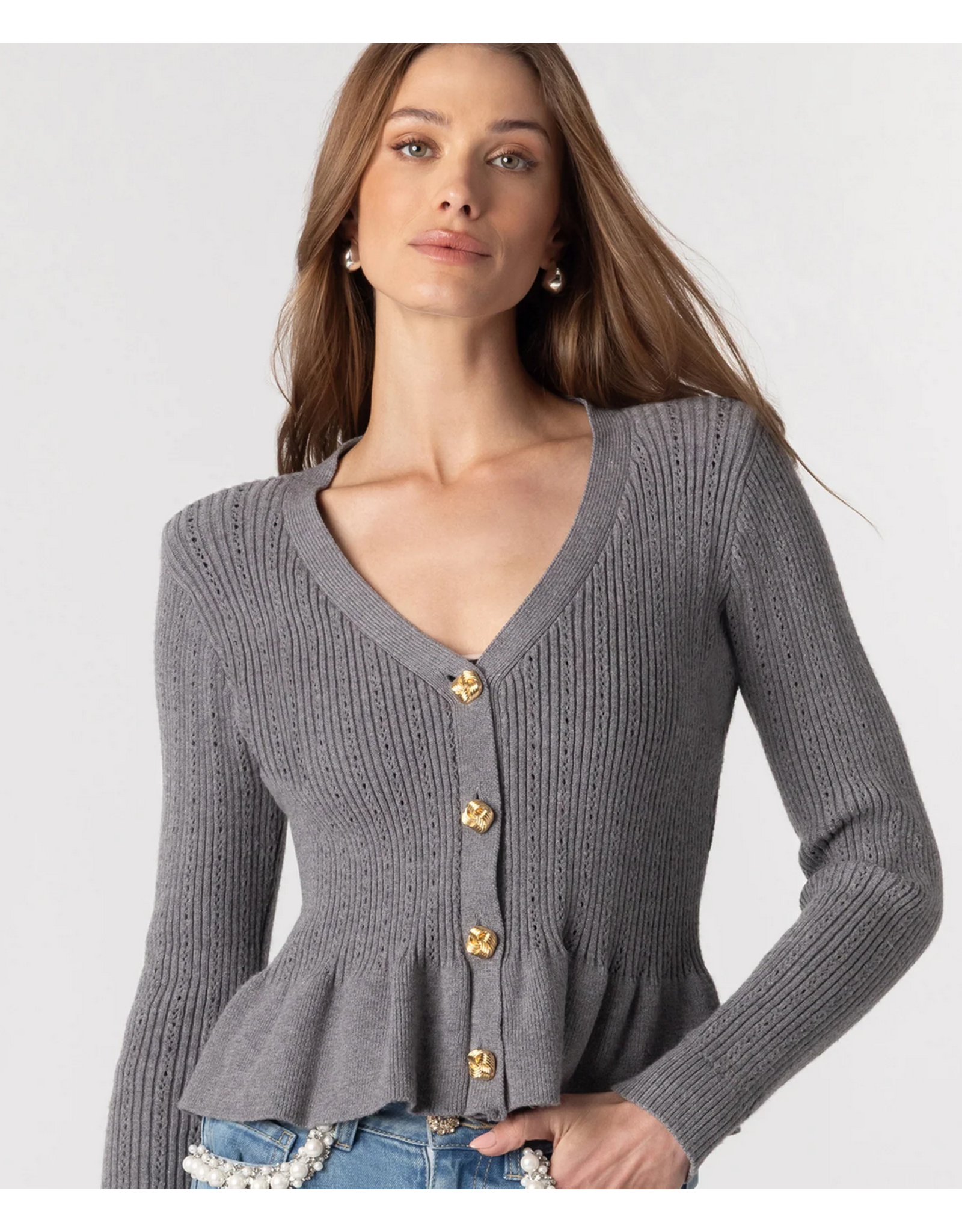 Generation Love GENERATION LOVE:: LIRIO POINTELLE CARDIGAN