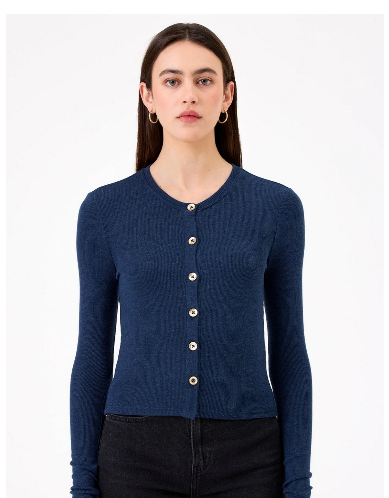 GOLDIE GOLDIE:: MARINA RIBBED CARDIGAN