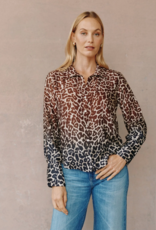 BELLA DAHL BELLA DAHL:: FLOWY WIDE COLLAR BUTTON DOWN