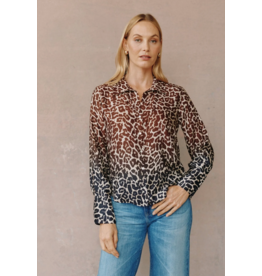 BELLA DAHL BELLA DAHL:: FLOWY WIDE COLLAR BUTTON DOWN