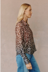 BELLA DAHL BELLA DAHL:: FLOWY WIDE COLLAR BUTTON DOWN