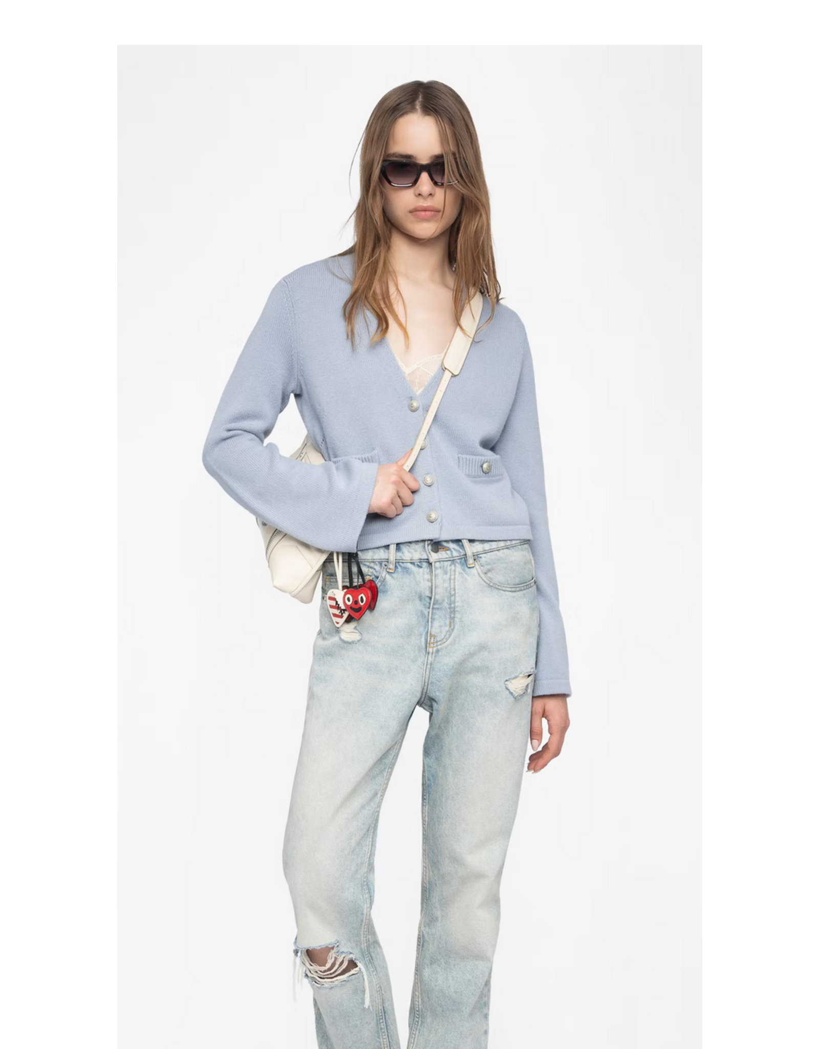Zadig & Voltaire ZADIG & VOLTAIRE:: NOLLY CASHMERE CARDIGAN