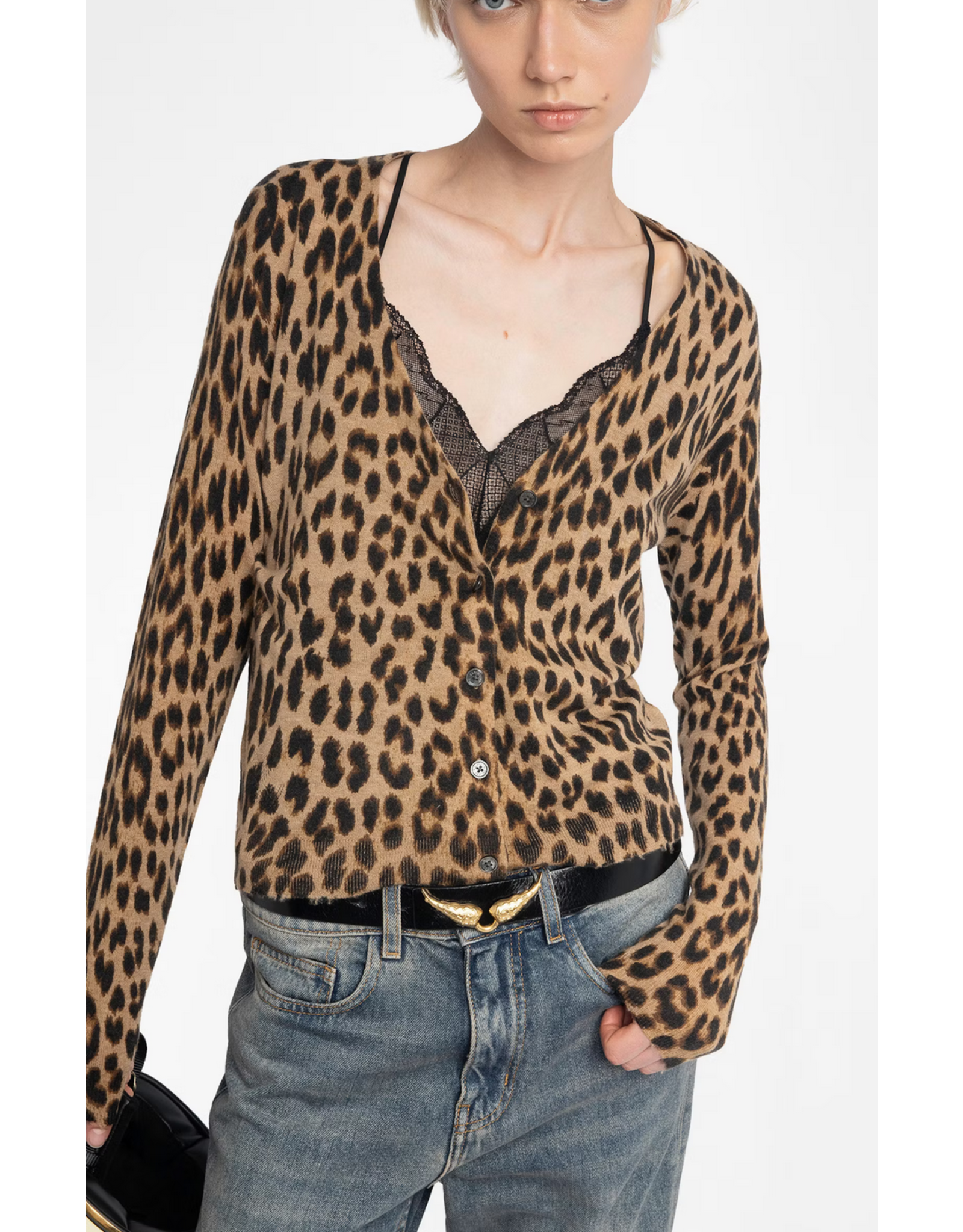 Zadig & Voltaire ZADIG & VOLTAIRE:: MANALA CASHMERE CARDIGAN