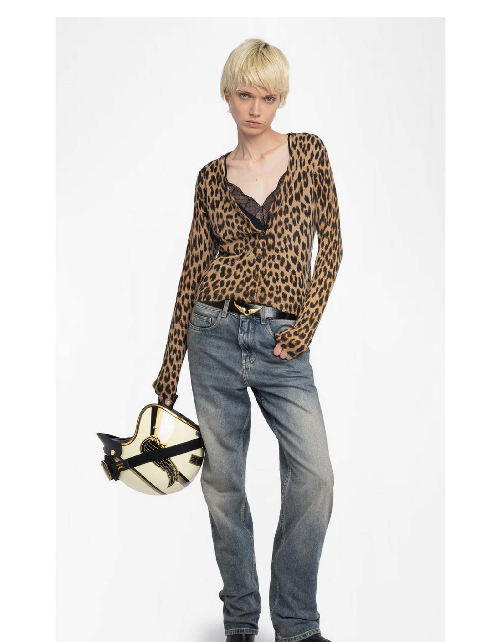 Zadig & Voltaire ZADIG & VOLTAIRE:: MANALA CASHMERE CARDIGAN