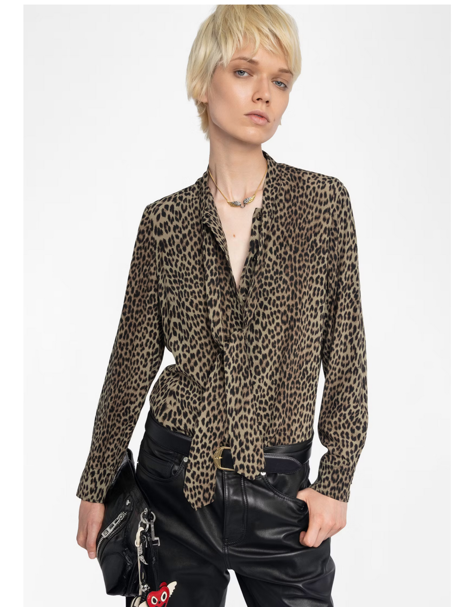 Zadig & Voltaire ZADIG & VOLTAIRE:: TULBA SATIN SHIRT