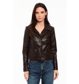 DREW DREW:: ODETTE VEGAN LEATHER JACKET