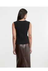 ENZA COSTA ENZA COSTA:: CASHMERE NEW CLASSIC SLEEVELESS CREW
