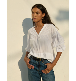 NATION LTD NATION:: SCARLET PINTUCK TOP
