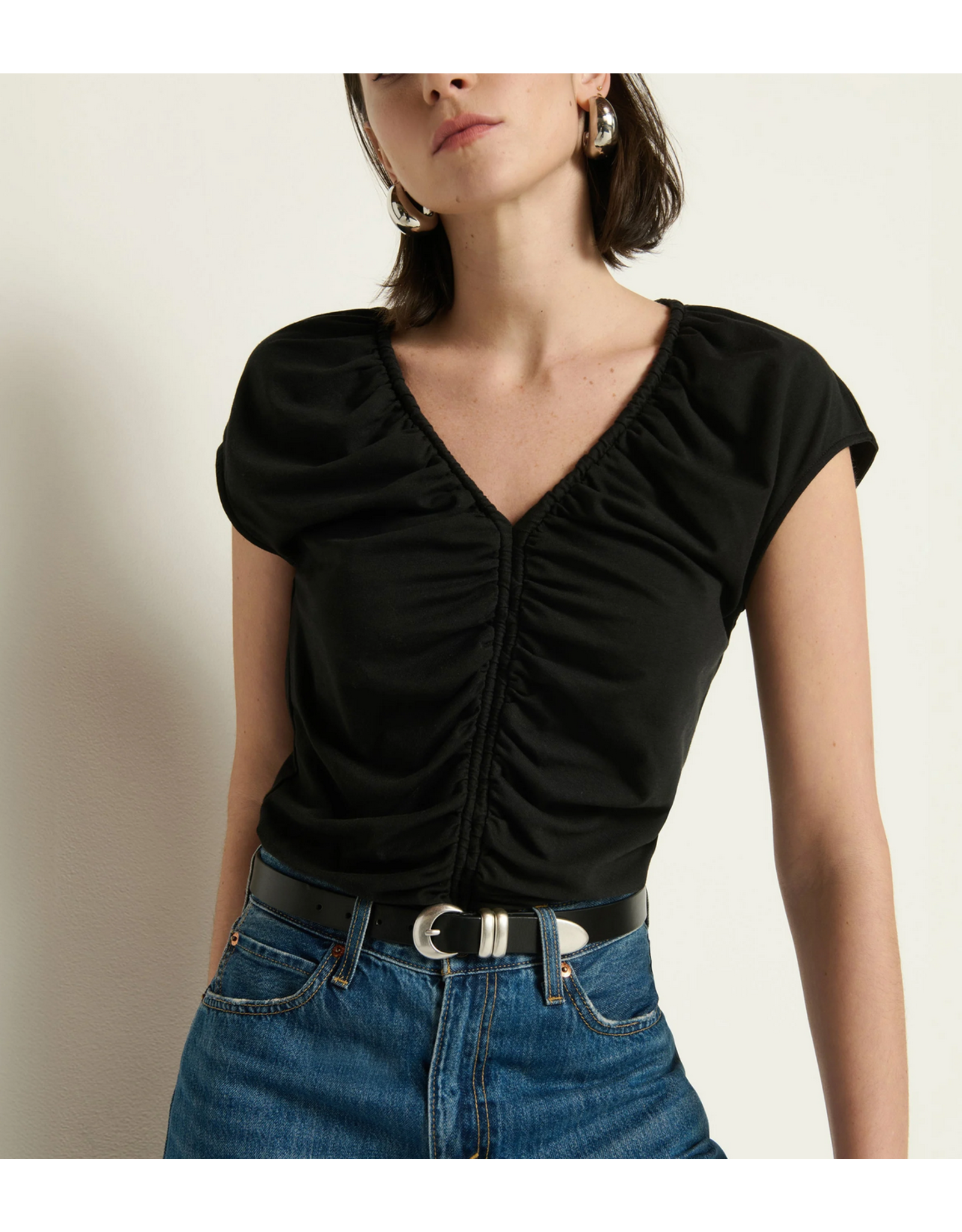 NATION LTD NATION:: DONA V-NECK TOP