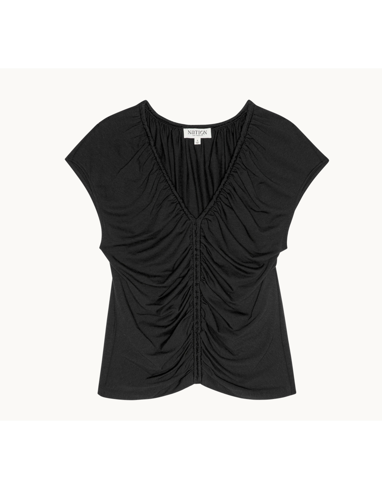 NATION LTD NATION:: DONA V-NECK TOP