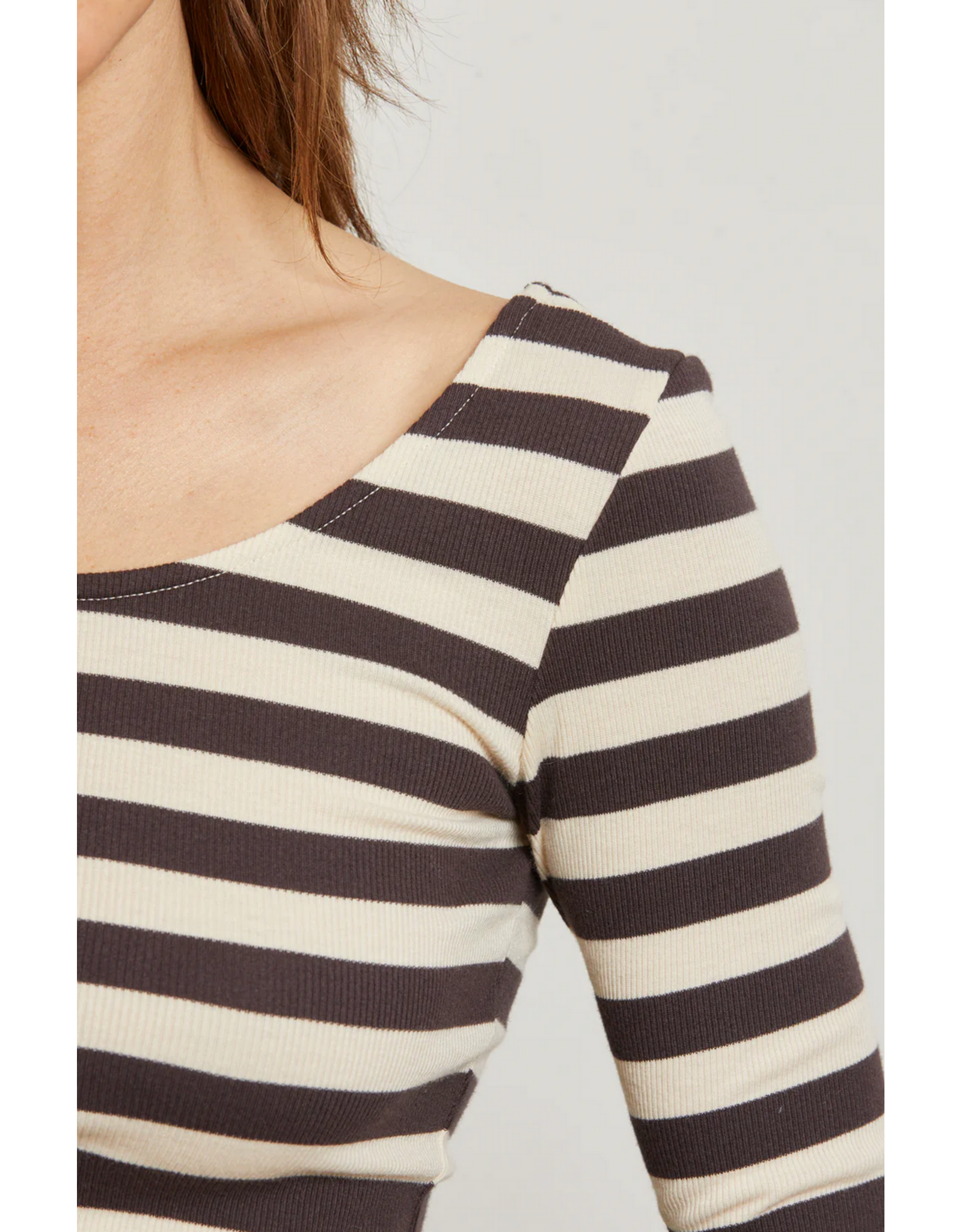 Perfect White Tee PERFECT WHITE TEE:: ANYA STRIPE