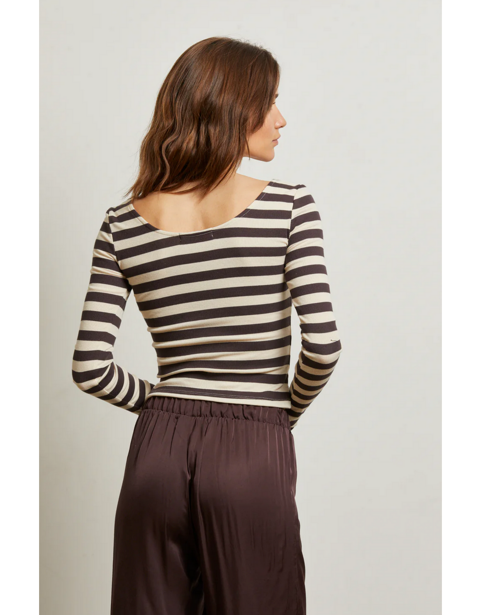 Perfect White Tee PERFECT WHITE TEE:: ANYA STRIPE