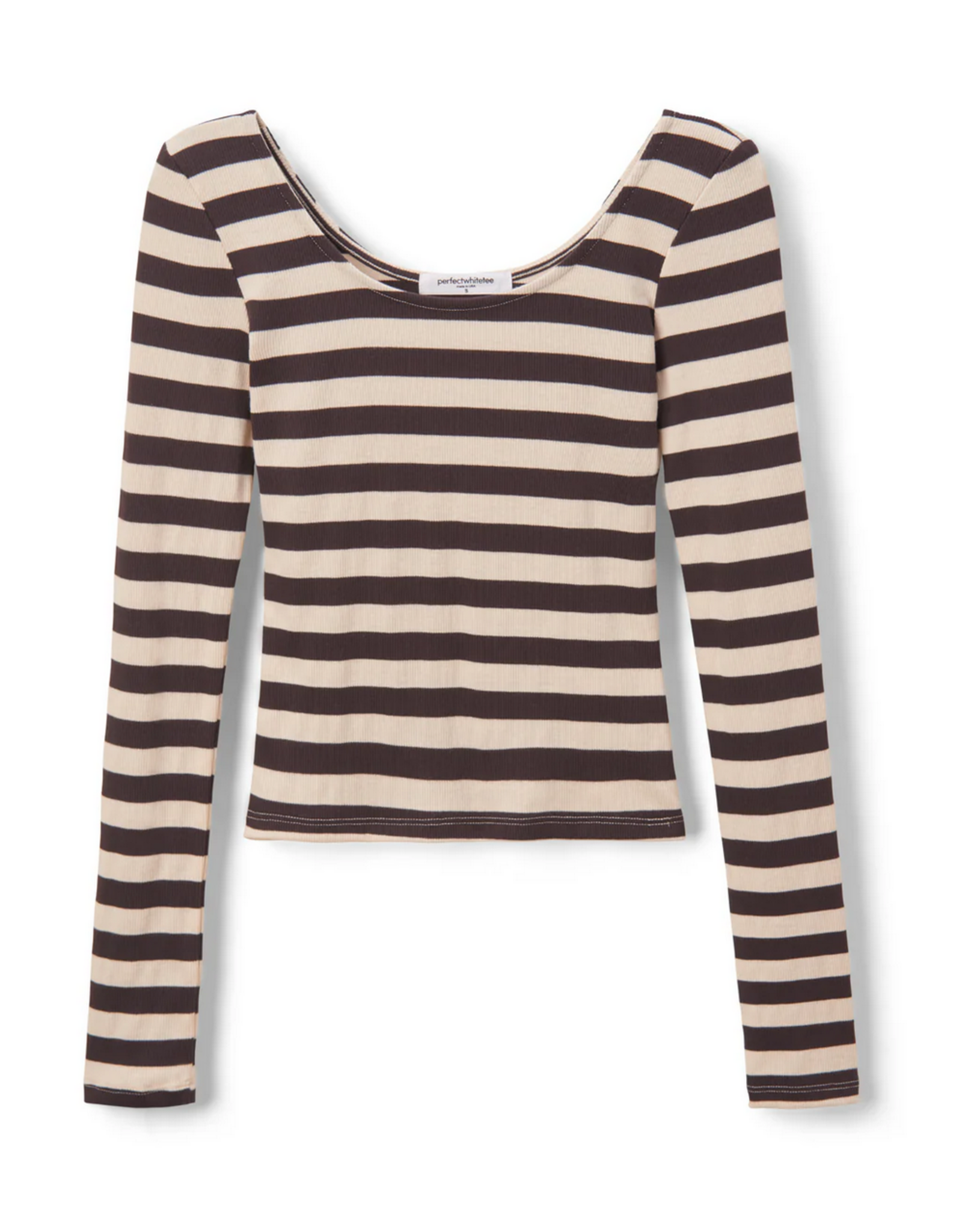 Perfect White Tee PERFECT WHITE TEE:: ANYA STRIPE