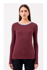 GOLDIE GOLDIE:: LONG SLEEVE SHIMMER RINGER TEE