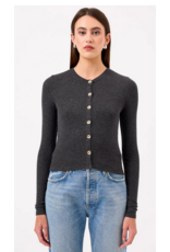 GOLDIE GOLDIE:: MARINA RIBBED CROP CARDIGAN