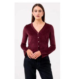 GOLDIE GOLDIE:: VELOUR CRUSH CARDIGAN
