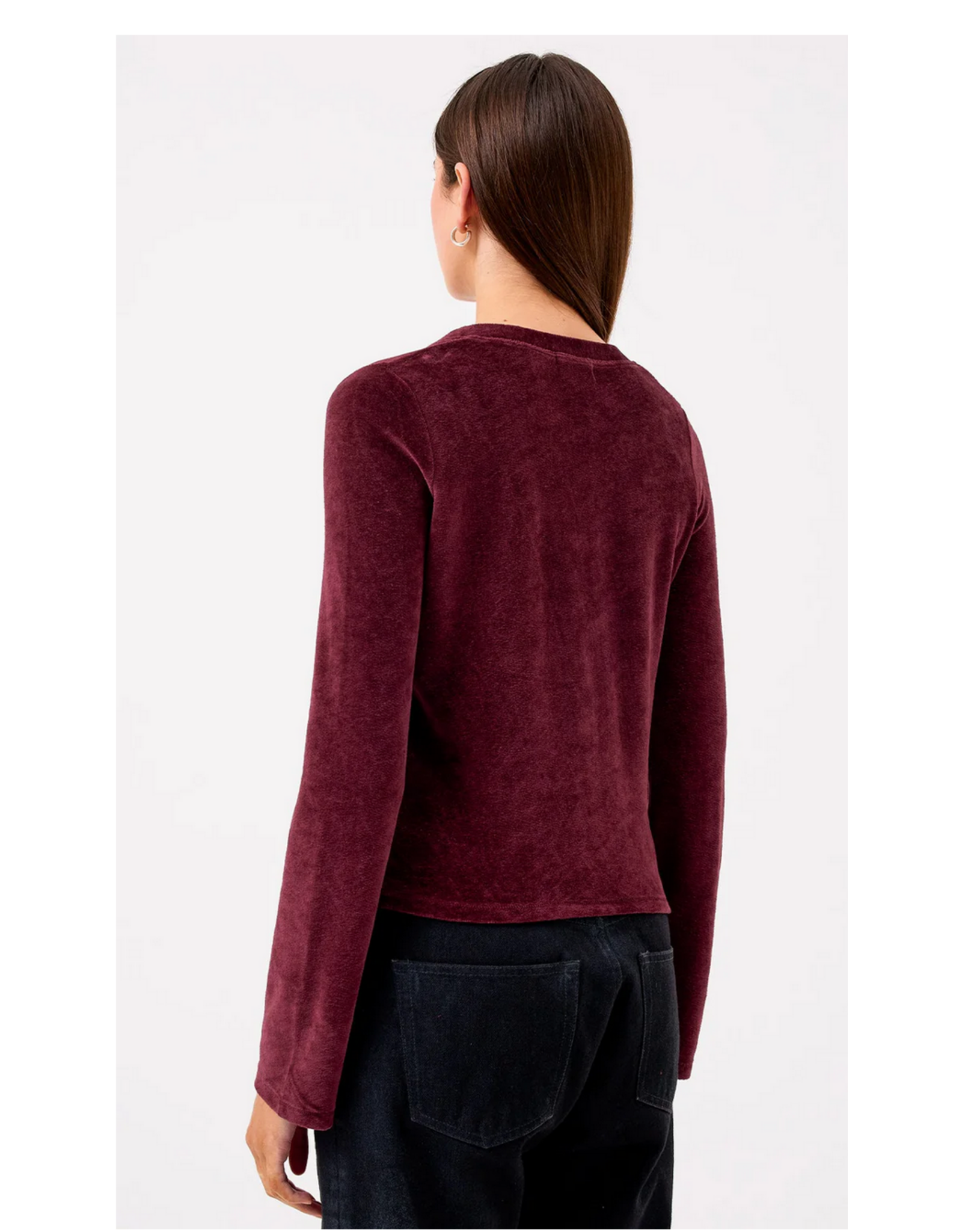 GOLDIE GOLDIE:: VELOUR CRUSH CARDIGAN