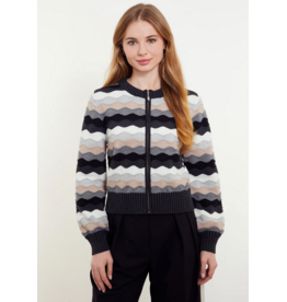 &ISLA &ISLA:: SASKIA WAVE ZIP BOMBER