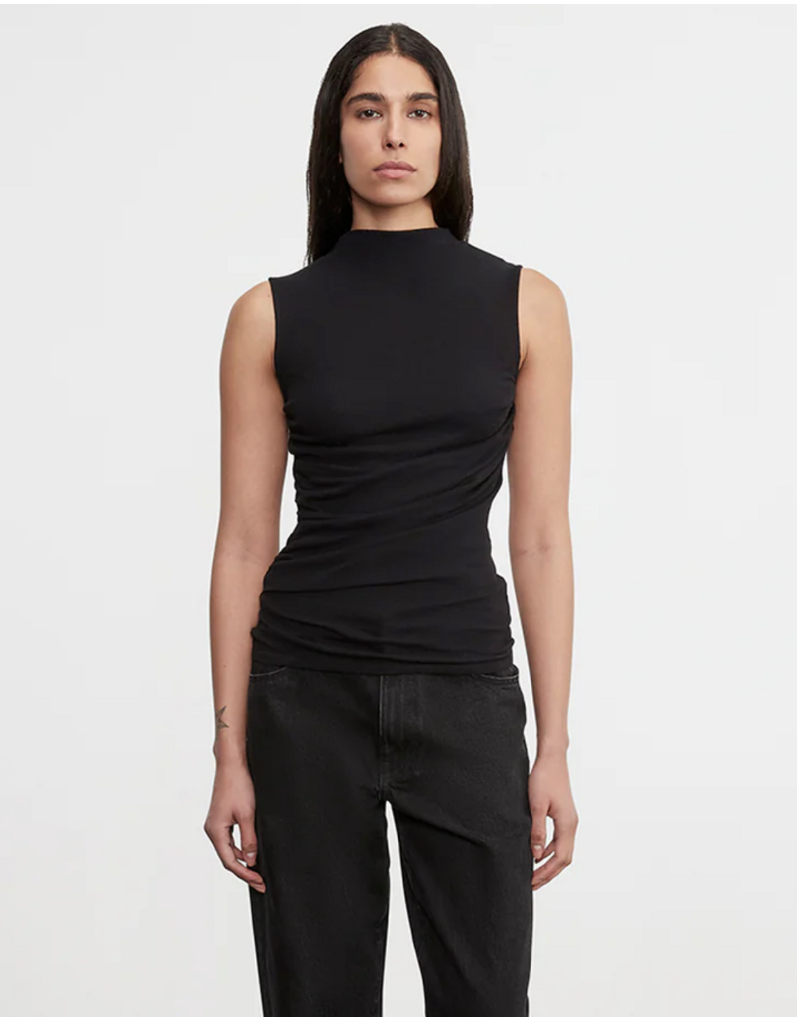 ENZA COSTA ENZA COSTA:: CASHMERE SLEEVELESS TWIST TOP