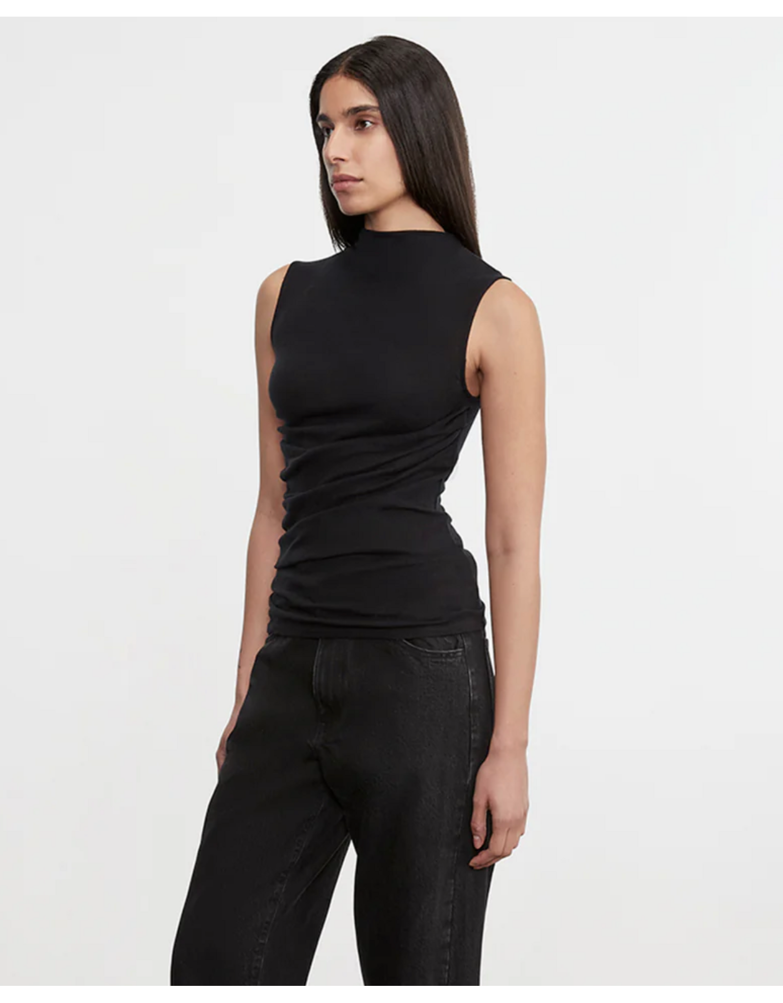 ENZA COSTA ENZA COSTA:: CASHMERE SLEEVELESS TWIST TOP