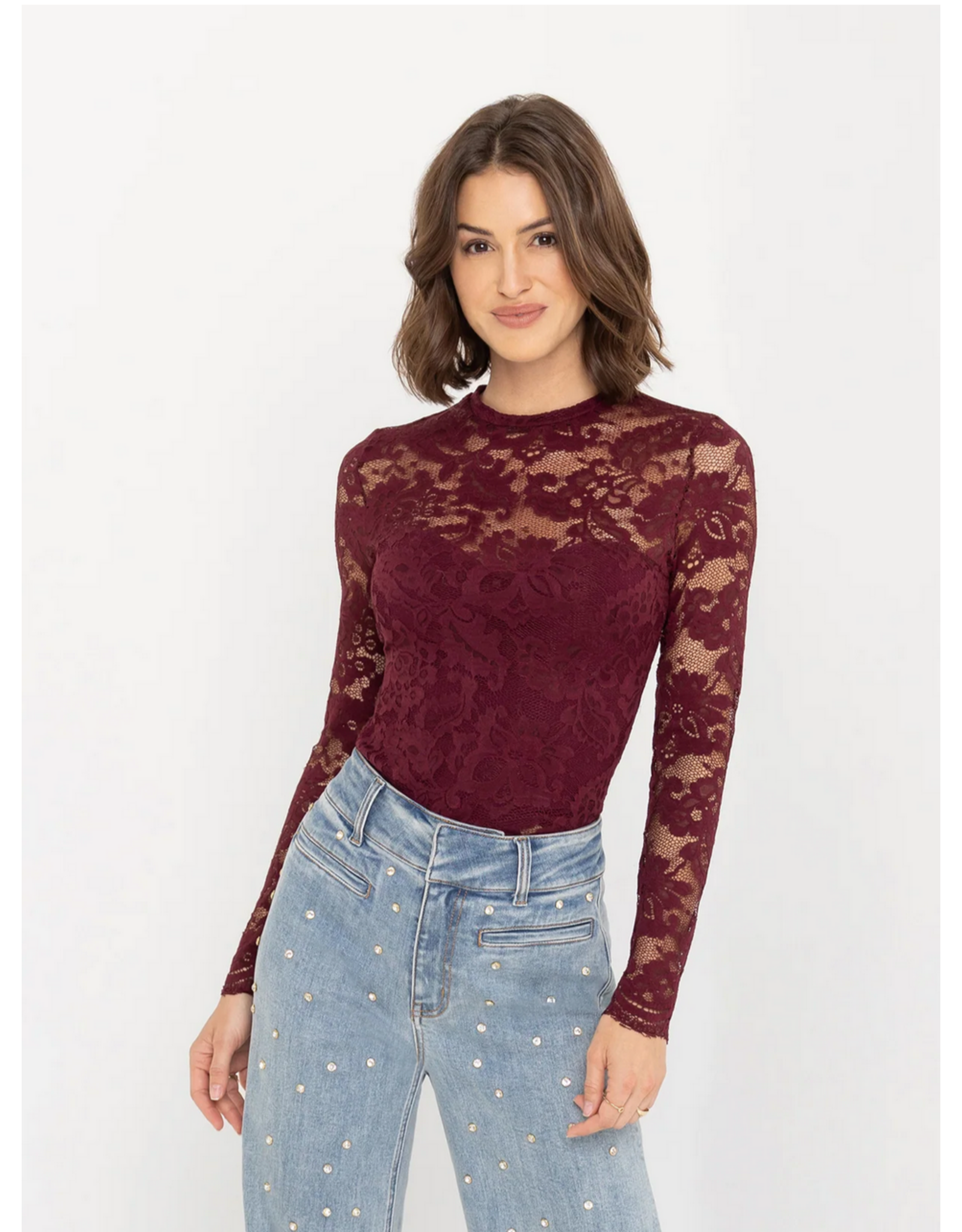 Generation Love GENERATION LOVE:: CLAYTON LACE TOP