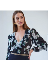 Generation Love GENERATION LOVE:: NIKALI FLORAL WRAP BODYSUIT