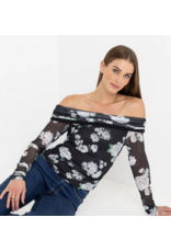 Generation Love GENERATION LOVE:: ROMEO FLORAL MESH TOP