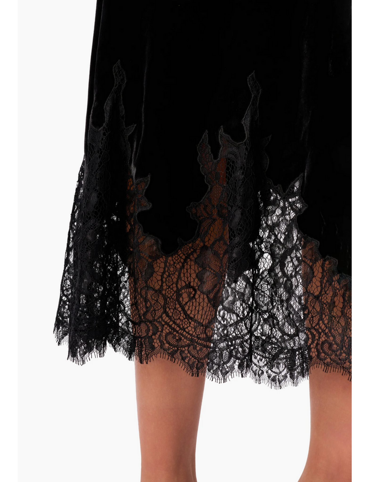 Generation Love CAMI NYC:: GEORGIANA VELVET MIDI SKIRT