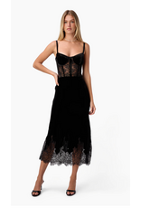 CAMI NYC CAMI NYC:: GEORGIANA VELVET MIDI SKIRT